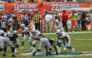 Quarterback Ryan Tannehill of the Miami Dolphins